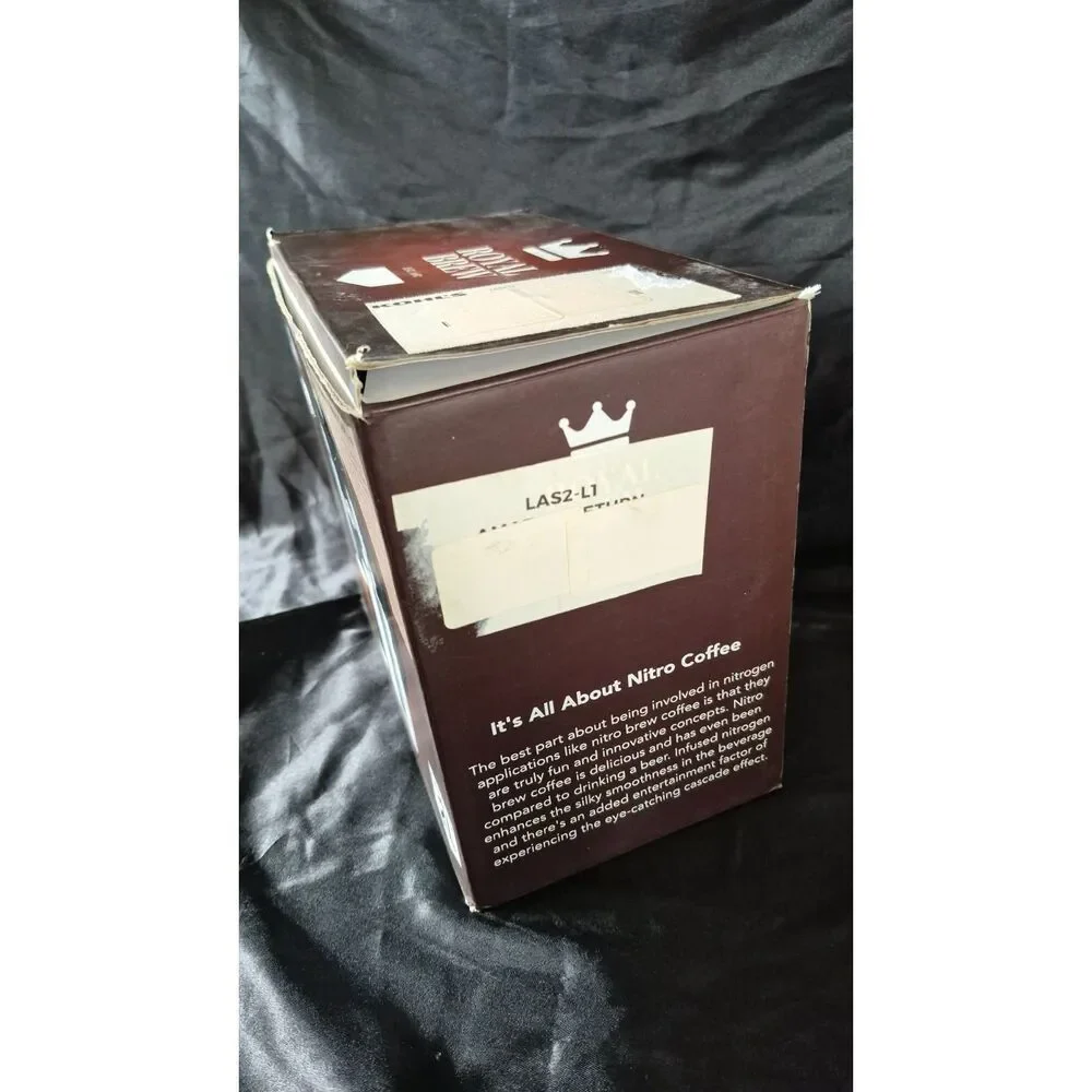 Royal Brew Nitro Cold Brew Coffee Maker Keg System Home Dispenser Open Box